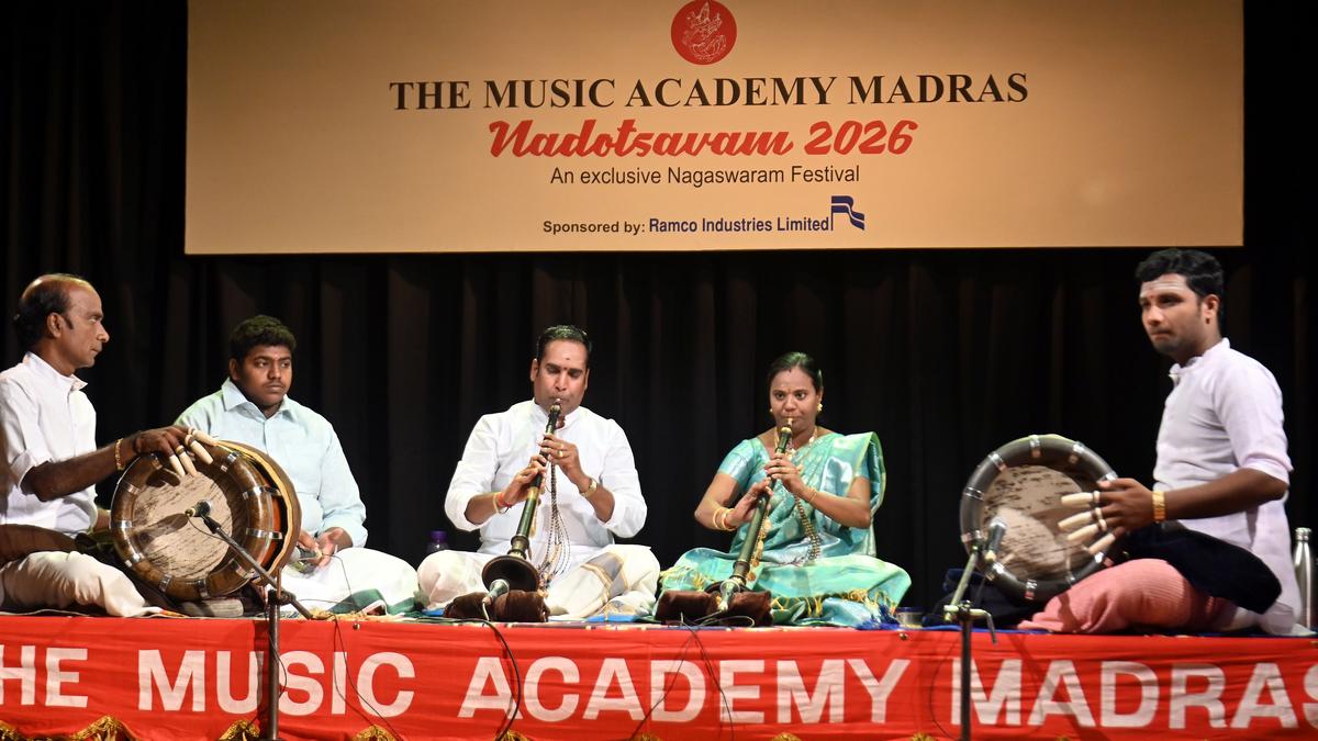 Practice and partnership marked the inaugural concert of The Music Academy’s Nadotsavam - 2026